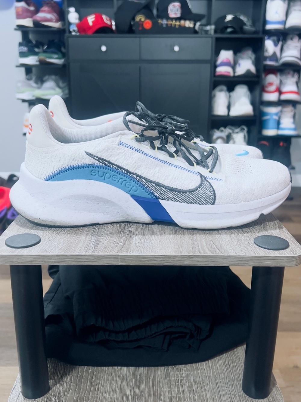Nike SuperRep White & Blue Training Sneakers US men 11.5